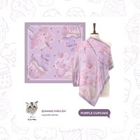 Purple Cupcake Sweet Miko TudungPurple Cupcake Sweet Miko Tudung