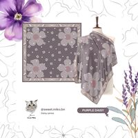 Daisy Purple Sweet Miko Tudung