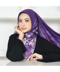 Purple Owl Sweet Miko Tudung