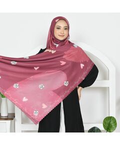 Rose Ebony Sweet Miko Tudung