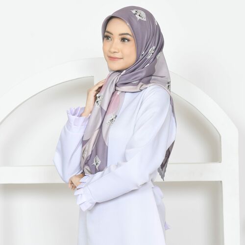 Daisy Purple Sweet Miko Tudung
