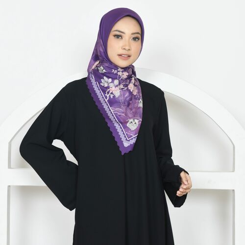 Purple Owl Sweet Miko Tudung