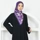 Purple Owl Sweet Miko Tudung