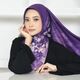 Purple Owl Sweet Miko Tudung