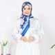 Florentine Blue Sapphire Sweet Miko Tudung